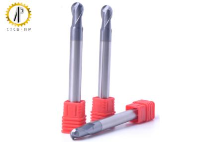 China Large Diameter Solid Carbide Ball End Milling Cutter , Carbide Tipped End Mills for sale