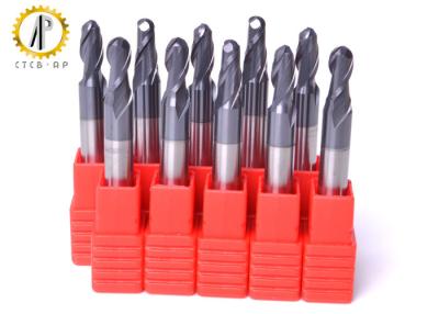 China Small Diameter Cnc End Mill Bits , Carbide Ball Nose End Mill For Aluminum for sale