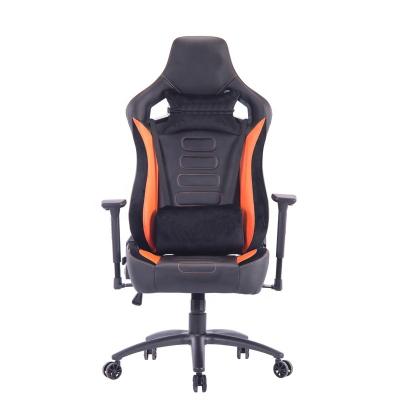 China Big King Racing Computer Gaming Chair Swivel Adjustable Commercial Economical Gamer Chair With Velvet Pillows for sale