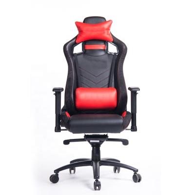 China Adjustable Swivel (Height) Office Furniture Height Backrest Computer Gaming Chair Adjustable High Cheap Prices Modern Gaming Chair Red for sale