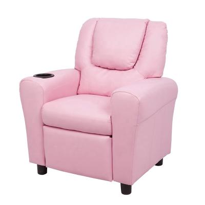 China 2022 Modern Pink PU Kids Sofa Chair Baby Furniture Bed Room Cute Sofa Living Room Sofas For Kids for sale