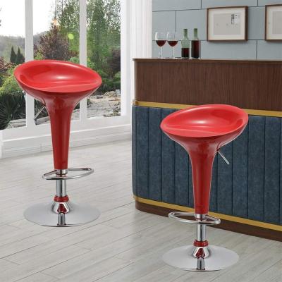 China Modern Furniture Wholesale PU BarStools Bar Chair for Club and Bar Restaurant Adjustable Height Stools Bar Chair Wood Leather Bar Chair Free Sample for sale