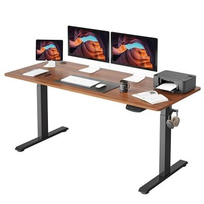 China Adjustable Computer Gaming Desk Computer Desk (Height) Large Size Manual Adjustable Motorized Standing Desks With Splice Panel for sale