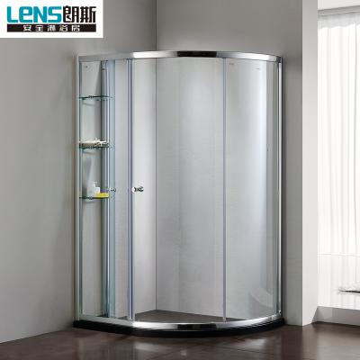 China With Frame New Design Stainless Steel Double Frame Shower Sliding Door for sale