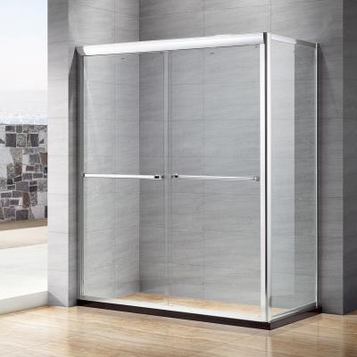 China With Easy Clean Glass Framed View Double Sliding Shower Door for sale