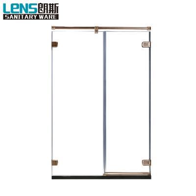 China New Design Frameless Hinge Opening Acrylic Shower Door for sale