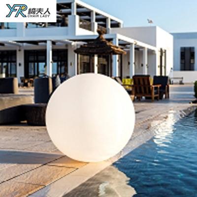 China Solar Power RGB String Light Outdoor Garden Beach Waterproof Led Ball Light for sale