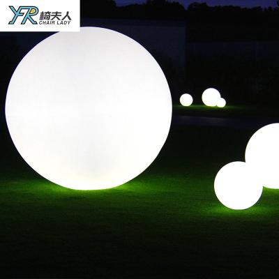 China RGB String Light Led Garden Solar Sensory Light Mood Color Changing Remote Control Ball 40cm for sale