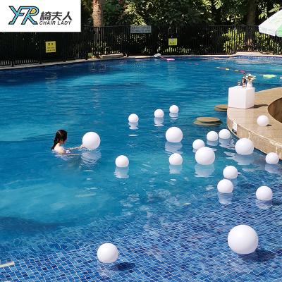 China Clear RGB String Color Change RGB Solar Glow Balls Led Light Pool Decorations Floating Balls For Outdoor for sale