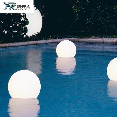 China RGB String Light Led Floating Ball Lighting Outdoor 40cm Led Sphere Light Garden Waterproof for sale