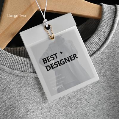 China Viable Luxury Fashion Hang Tag Garment Clothing Paper Hang String Paper Tag for sale