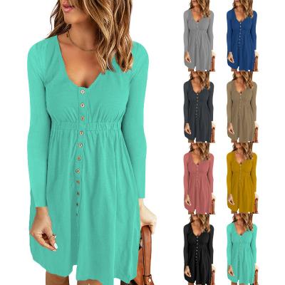 China Wholesale Anti-wrinkle clothing China Guangzhou ladies new fashion sexy women's clothing cotton dresses casual dresses fall dresses for women for sale