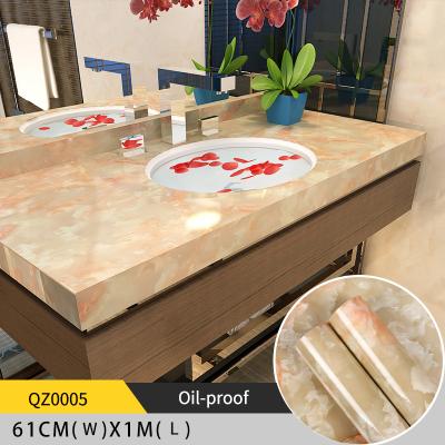 China Zoomdreamer Modern Marble Self Adhesive Peel And Stick Temporary Marble Wallpaper For Kitchen for sale