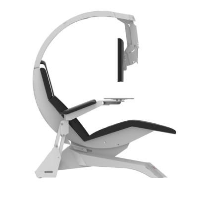 China (Size) Modern Design Iw-c4 Adjustable Furniture Computer Workstation With Chair With Recline And Support 1 - 3 Monitors for sale