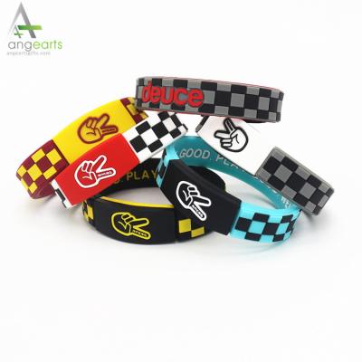 China Custom Europe Silicon Promotional Wristband, Adjustable Silicon Wristband, Promotion Wrist Band for sale