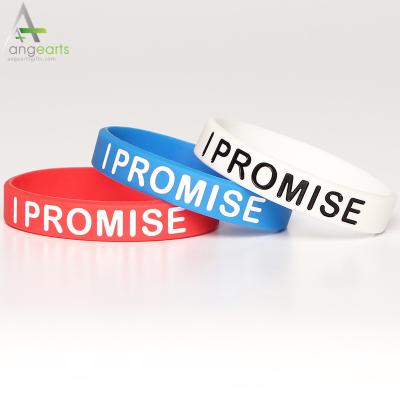 China Custom Africa Silicone Wristband OEM Silicon Wristband Promotional Wristbands for sale