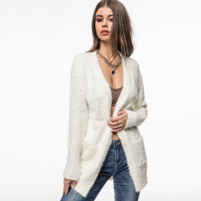 China Wholesale Winter Breathable Cardigans Custom Plus Size Chunky Long Knit Cardigan Sweater Women for sale