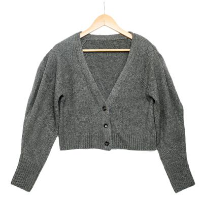 China Wholesale Breathable Stylish Single Breasted Custom Cardigan Sweaters Women Short Breasted Tops for sale