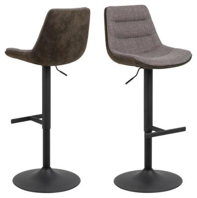 China Contemporary European Chic Bar Stool Chair with Footrest for sale