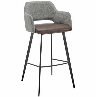 China Silla de cocina de madera / metal con altura de asiento de 65 cm y diseño elegante en venta