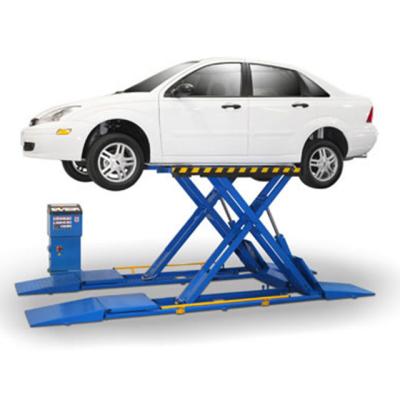 China Low Ceiling Automatic Workshop Lift 4 Post Car Lift With Casters 9000 Lbs For Garage for sale