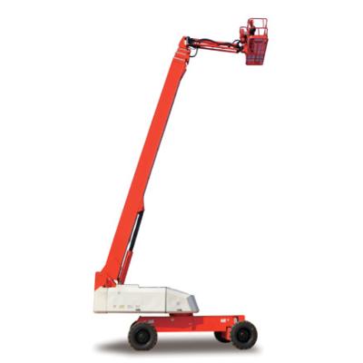 China Advertising Company Geniuses JLG Trailer Manually Mounted Hydraulic Articulated / Telescopic Small Aerial Work Lift Boom Platform for sale