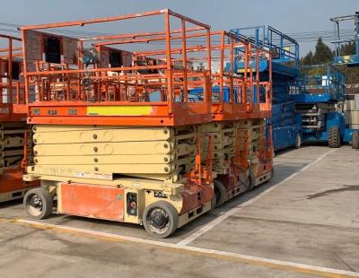 China JLG SKYJAK GENIE Construction Site Electric Scissor Lift Work Platform Cheap Widely Used Mobile for sale