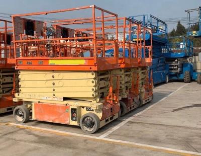 China Construction Site Used Self Propelled Mobile Hydraulic Electric Scissor Lift JLG3246ES JLG R10 With Good Condition for sale