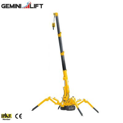 China The Other Telescopic Boom Crane Mini Rubber Small Lift Crawler Spider Crane for sale