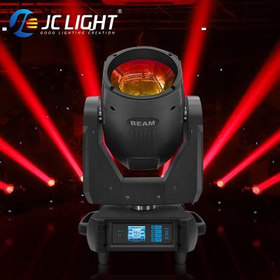 China Club Factory Price Double Prism Gobo 275w Beam Moving Head Light Activated Control Led Dj Stage Light Rgbw Ip20 for sale