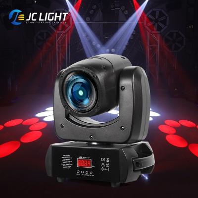 China Club JC 100w Dmx Led Beam Spot Moving Head Light Stage Lighting Beam Moving Head Light for Disco Dj Bar Ktv Stage for sale