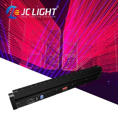 China Dj 300mw Green Red Dmx512 8 Eyes Rgbw Beam Bar Moving Head Stage Laser Light for Dj Disco Party Night Club for sale