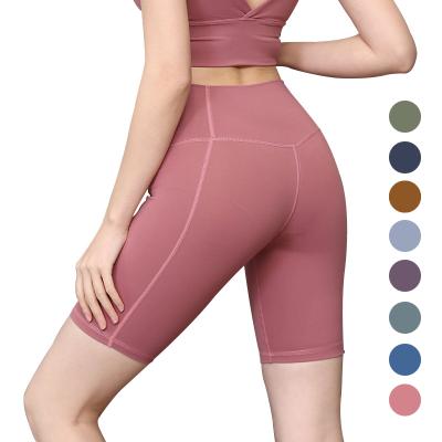 China Wholesale Customized Breathable High Waist Sports Fitness Women Quick Dry Yoga Yoga Short Pants for sale