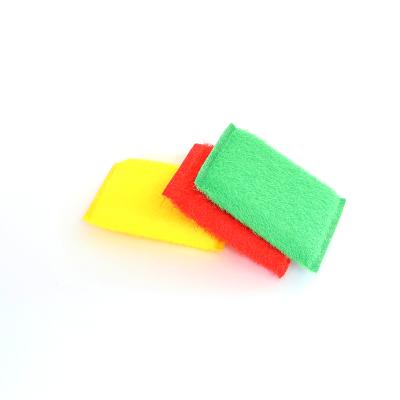 China Sustainable Abrasive Cleaning Pads Kitchen Used Sponge Cleaning Pads for sale