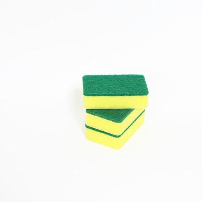 China Factory Supply Sustainable High Density Dish Gum Cleaning Sponge For Kitchen Cleaning for sale