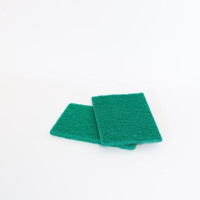 China Green Slim Cleaning Cost-Effective Sustainable Kitchen Dish Scouring Pad Sponge Scouring Pad Cleaning for sale