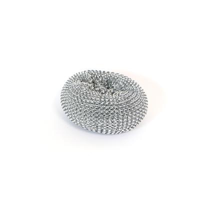 China Sustainable Plastic Cleaning Plate Pad Mesh Ball Abrasive PP Scouring Ball for sale