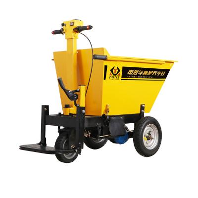 China Gray 800KG Electric Cargo Bucket Truck For Construction Site Electric Dump Truck Agricultural Vehicle for sale