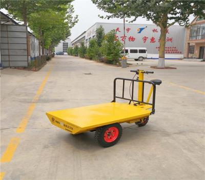 China Electric Hand Wheelbarrow Cargo Dumper Electric Cart Dumper for sale