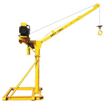 China Farm Crane Flat Crane Mini Crane Machine Roof Crane 360 ​​Degree Rotation House Roof Crane for sale