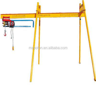 China Farm Mini Roof Crane Hoist 4 Pillar Electric Winch 220v for sale