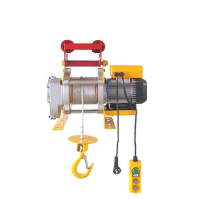 China 300KG-1 Ton Mini Lifting Motor Winch Hoist Building Material Small Electric Winch Pickup Hoist Crane for sale