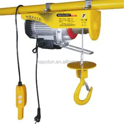 China Low noise lightweight building material stores electric lift hoist with best price for sale