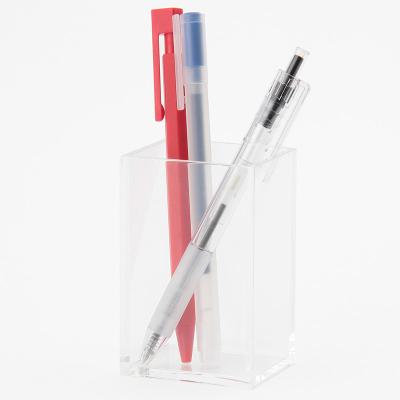 China Factory Custom Acrylic Pen Holder Office Desktop Acrylic Stationery Eco-friendly for sale