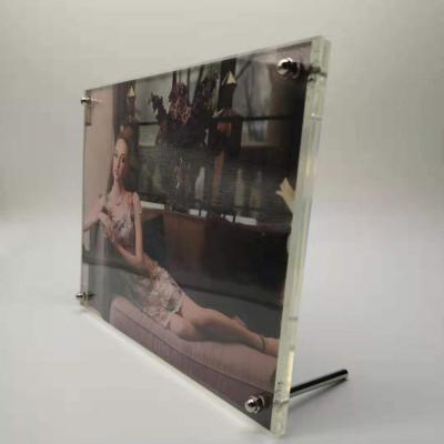 China Acrylic Photo Frame Crystal Photo Frame Design Crystal PMMA Acrylic Photo Frame for sale