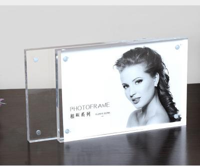 China Recyclable Fashion Acrylic Magnet Photo Frame 	Magnetic Acrylic Frames for sale