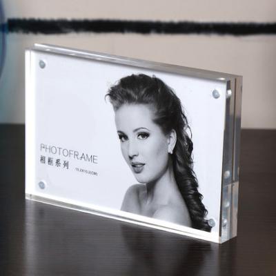 China Recyclable Acrylic Magnetic Photo Frame Acrylic Picture Frame for sale