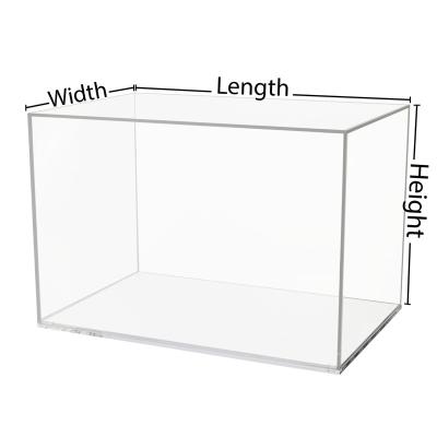 China Wholesale Custom Acrylic Box Exquisite Recyclable Acrylic Storage Boxes Container With Lid Gift Storage Package Box for sale