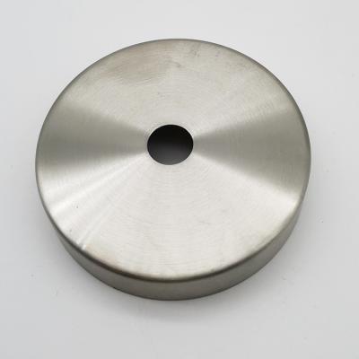 China Modern Arched 304 Stainless Steel Railing Base Plate Cover For Diameter Brackets Or Handles for sale