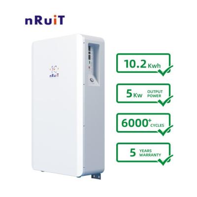 China Home Appliances NRUIT 9Kwh Lifepo 4 CALT 10Kwh Cells 48V 200Ah Solar Lithium Battery For Backup Power Storage for sale